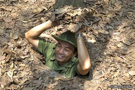 ho chi minh war tunnels.